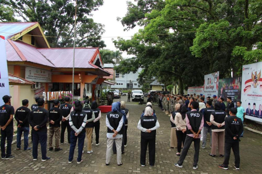 Kapolres Kuansing Hadiri Apel Siaga Pengawasan dan Penertiban APK Pilkada 2024