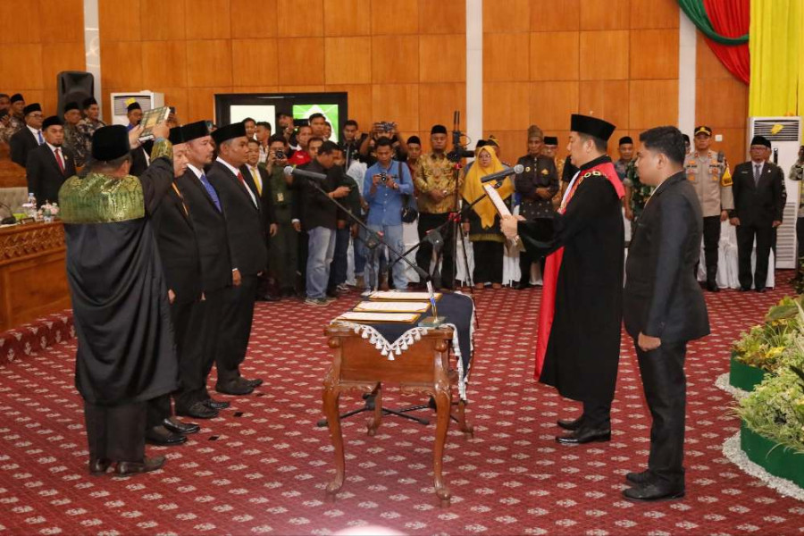 Ucapkan Selamat Kepada Pimpinan DPRD Kabupaten Siak 2024 2029, Pjs Indra Purnama: Mari Bersama Majukan Negeri