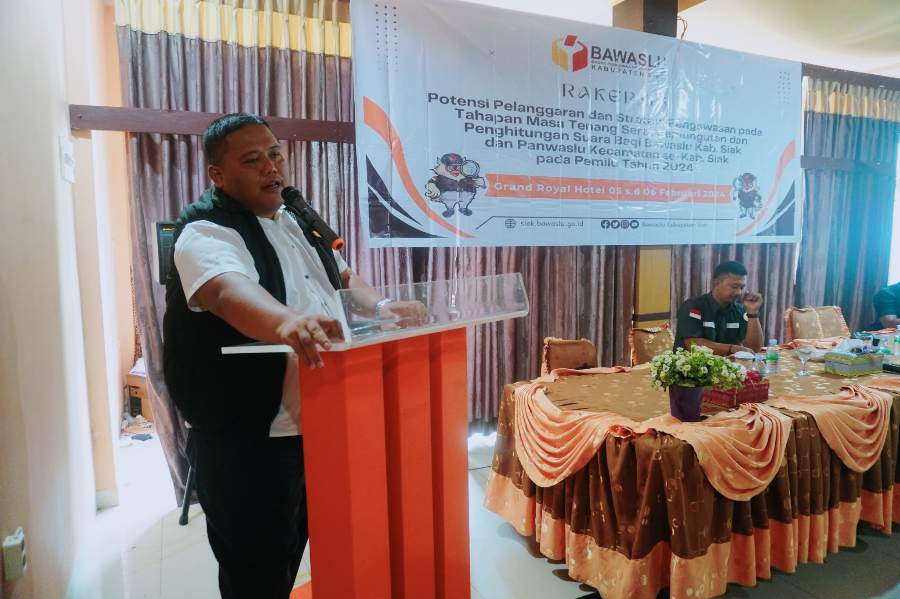 Krusial! Masa Tenang Berpotensi Terjadi Kecurangan, Bawaslu Siak: Pengawasan Harus Lebih Ekstra