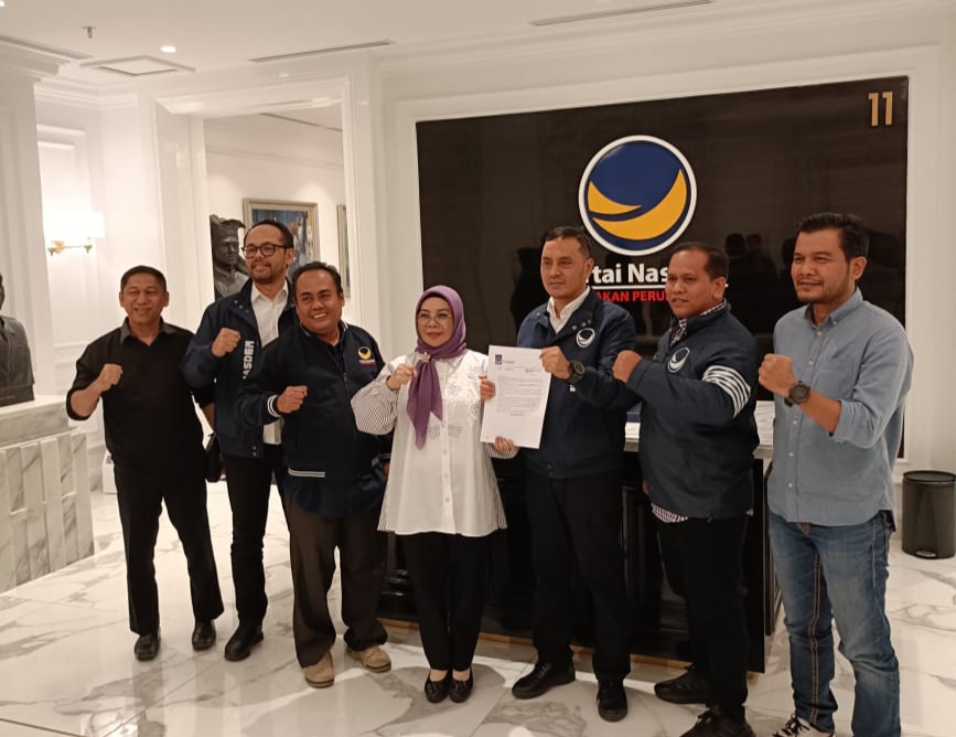 Partai NasDem Usung Ahmad Yusar - Misharti di Pilkada Kampar