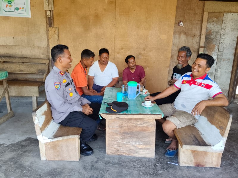 Wujudkan Pilkada Damai, Sat Binmas Polres Rohul Bawa Pesan Pilkada Damai Kepada Tokoh Masyarakat