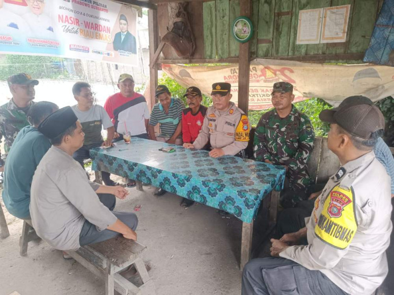 Polsek Tempuling Sambangi Masyarakat Ciptakan Suasana Kondusif Pilkada 2024