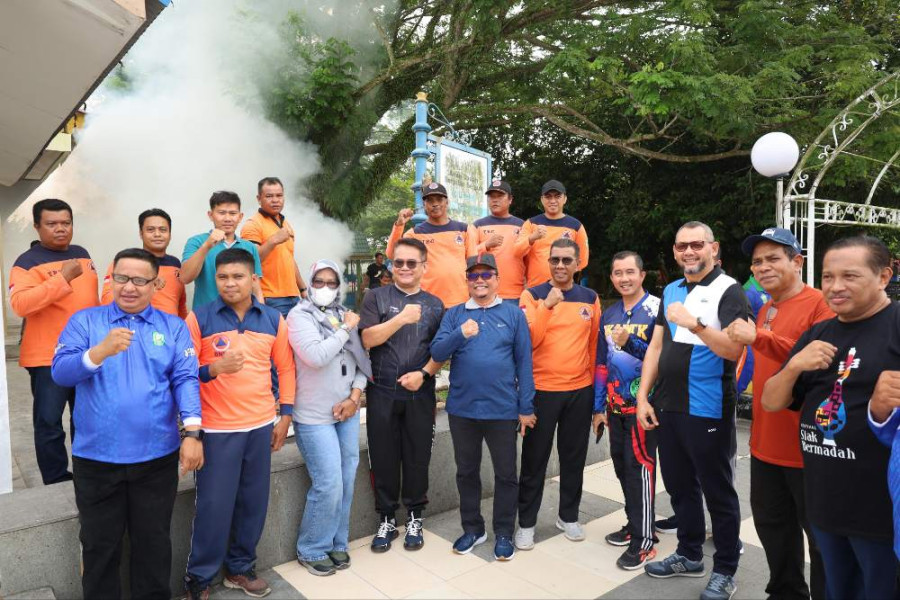 Sambut Siak Silver Anniversary, Pemkab Siak Gotong Royong Massal