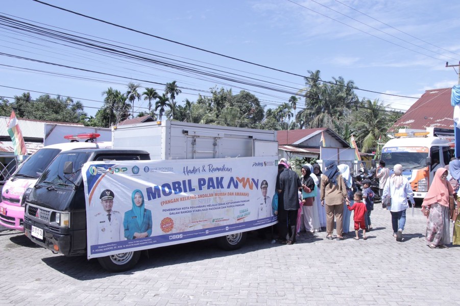Mobil Pak Aman Kembali Hadir, Pemko Pekanbaru Jual Beras, Minyak, Telur Harga Murah