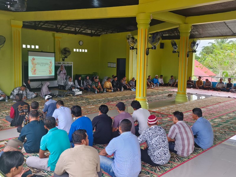 Polsek Kunto Darussalam Ajak Majelis Guru dan Orangtua Wali Murid SMAN 1 Sukseskan Pilkada 2024