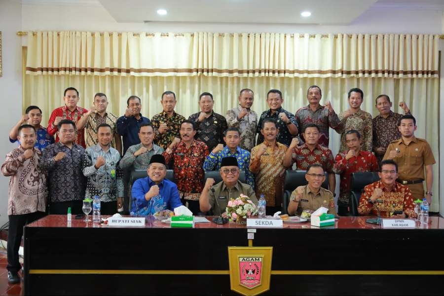 Mantapkan Pemekaran Kampung, Bupati Alfedri Berkunjung ke Kabupaten Agam