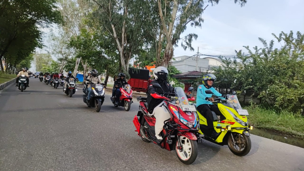 Matic Honda 160 Urban Touring: Kolaborasi Seru Komunitas Pecinta Matic di Pekanbaru