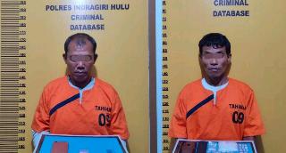 Satres Polres Inhu Amankan Pengedar Narkoba di Kampung Dagang Rengat
