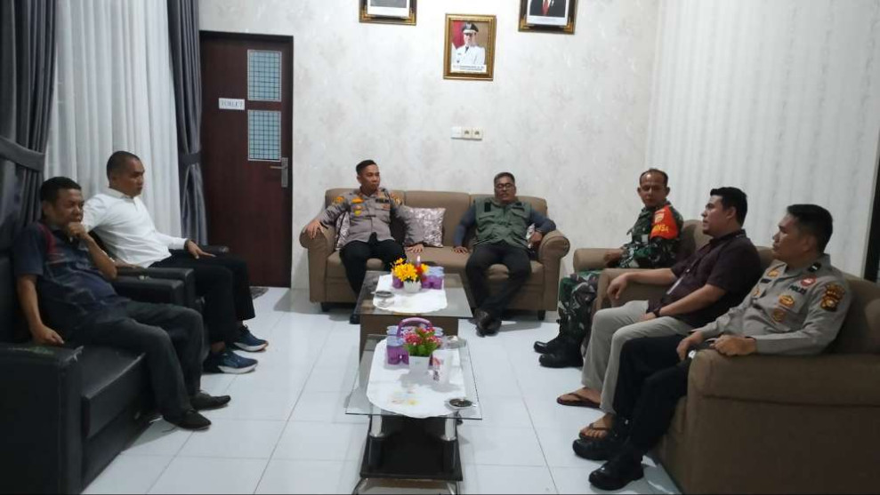 Polsek Benai Gelar Konsolidasi dan Patroli Bersama Instansi Pengamanan Pilkada Damai 2024