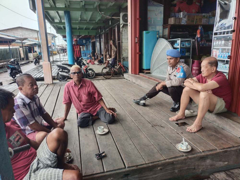 Polsek Concong Terus Sambangi Masyarakat Demi Mewujudkan Pilkada Damai 2024