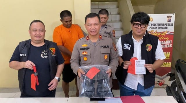 Pria Ini Ditangkap usai Curi Handphone Milik Sekuriti Sekolah di Pekanbaru