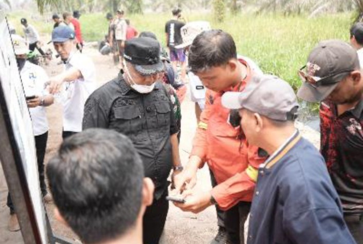 Karhutla Hanguskan 60 Ha di Suka Mulya-Dayun, Pemkab Siak Kerahkan Alat Berat dan Tim Medis
