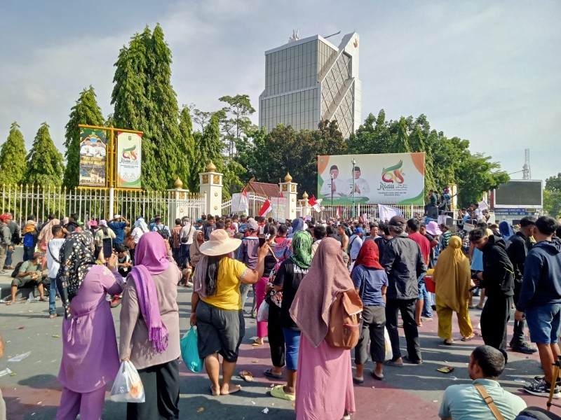 Aksi Demo Tolak Relokasi Bubarkan Diri, Pemprov Riau akan Carikan Solusi Terbaik