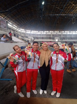 Cabor Senam Berakhir, Kuansing Jadi Runner Up Perolehan Medali