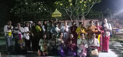 Dansatpom Lanud Rsn: Galungan Berarti Darma Melawan Adharma