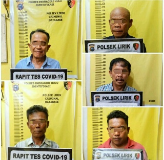 Polisi Grebek Warung, Lima Pelaku Judi Langsung Diamankan