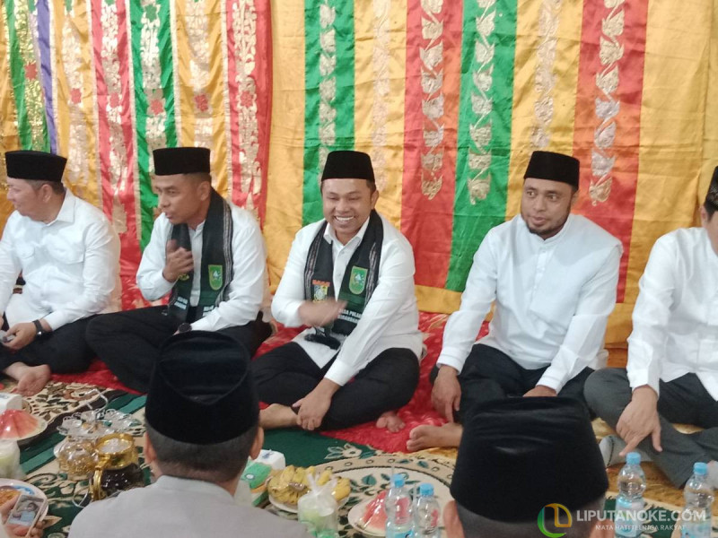 Safari Ramadhan Gubri Wahid di Pulau Birandang Kampar Disambut Antusias Masyarakat