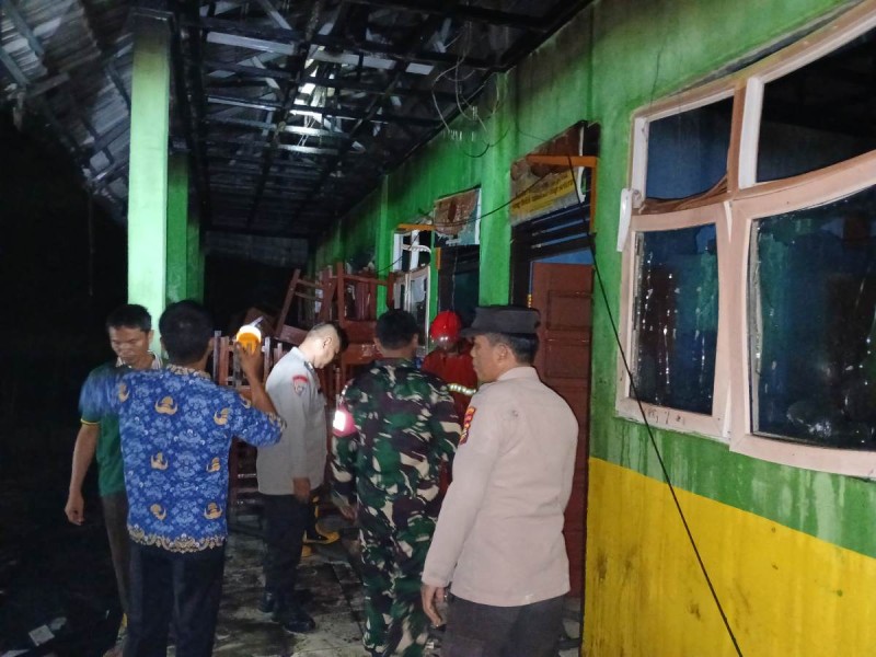 SMAN 1 Batang Gansal Inhu Riau Dilalap Sijago Merah, 2 Kelas dan Isinya Gosong