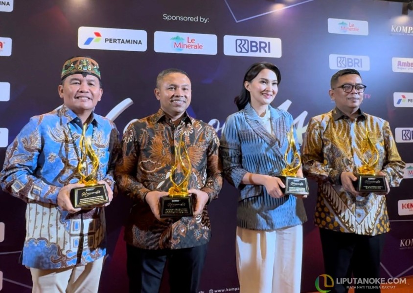 Dinilai Berhasil, Gubri Wahid Raih Penghargaan Bergengsi dari Kompas TV