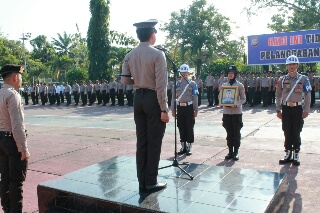 Puluhan Personil Naik Pangkat dan Satu Personil Dipecat