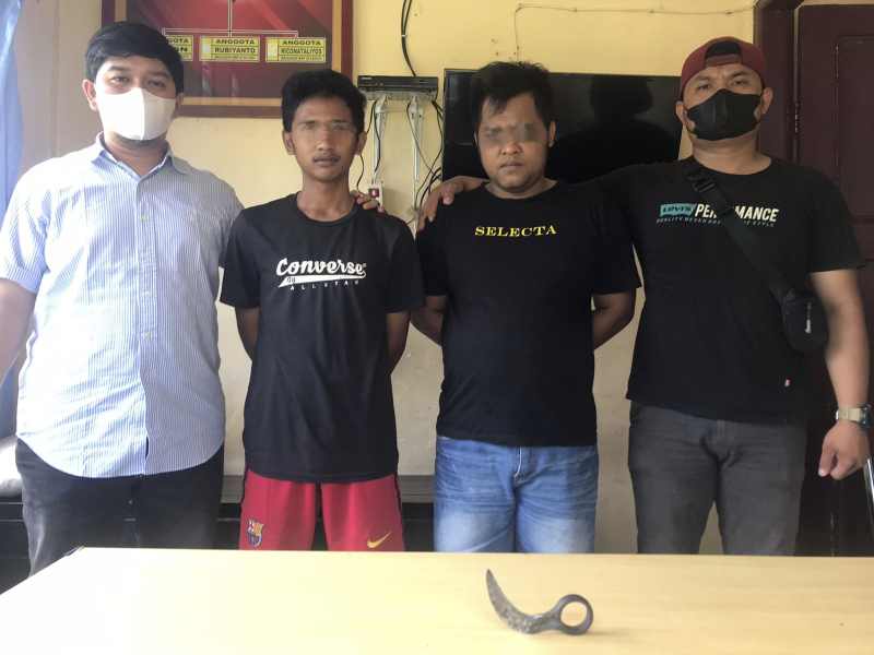 Polsek Koto Gasib Tangkap Dua Pelaku Penganiayaan