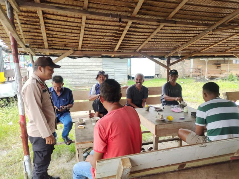 Polsek Sungai Apit Gelar Cooling System Ajak Masyarakat Sukseskan Pilkada 2024