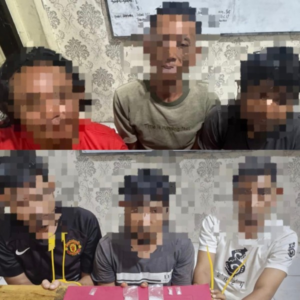 Tak Berkutik! 5 Pengedar Sabu di Siak Diciduk dalam Grebek Berantai Polisi