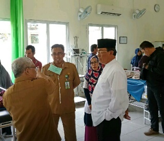 Bupati Inhil Kunjungi Para Pasien RSUD Puri Husada Tembilahan
