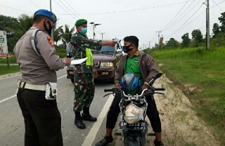 TNI, Polri, Dishub & Diskes Laksanakan Penegakan Disiplin Antisipasi Penyebaran Covid-19