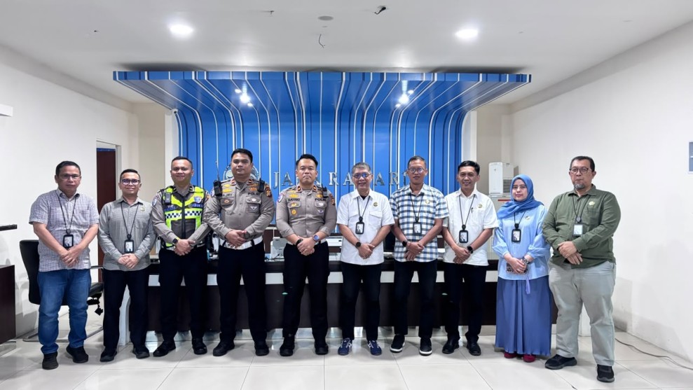 Tekan Angka Kecelakaan, Satlantas Polresta Pekanbaru Perkuat Koordinasi dengan Jasa Raharja