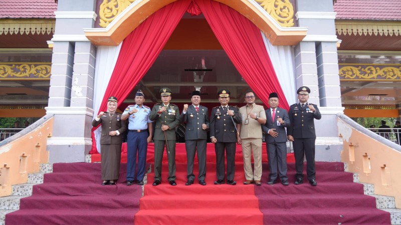 Hadiri HUT ke-77  Bhayangkara, Suhardiman Apresiasi Capaian Polres Kuansing