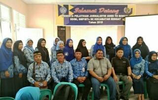 Jurnalistik Goes to School, PWI Inhu Latih Ratusan Siswa 