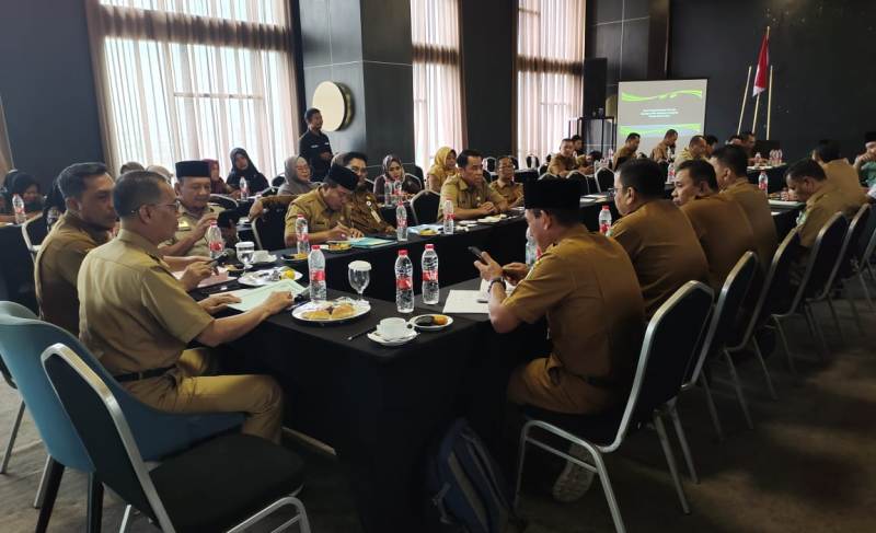 Gelar Rapat Evaluasi, Realisasi Fisik Pemkab Bengkalis 38,63 Persen, Keuangan 34,26 Persen