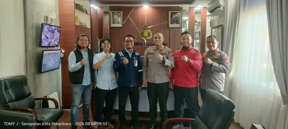 Sambut HUT ke-81 RI, PLN Nusantara Power UP Tenayan Perkuat Sinergi Bersama Polresta Pekanbaru