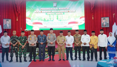 Bersama Forkopimda, Sahabat Polisi Indonesia Hadiri Maulid Nabi Muhammad SAW di Polda Riau