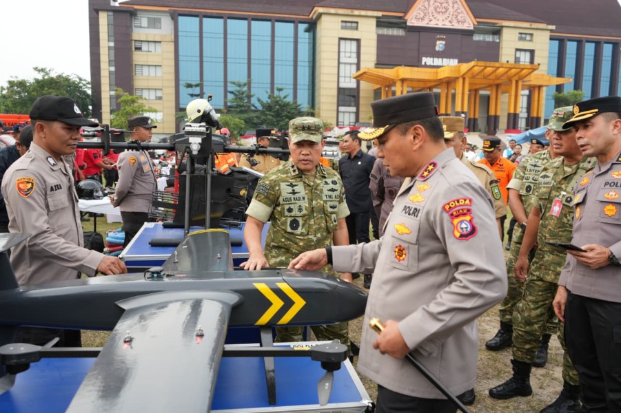 Apel Siaga Karhutla Digelar, Polda Riau Perkuat Strategi Cegah Api dan Lindungi Lingkungan