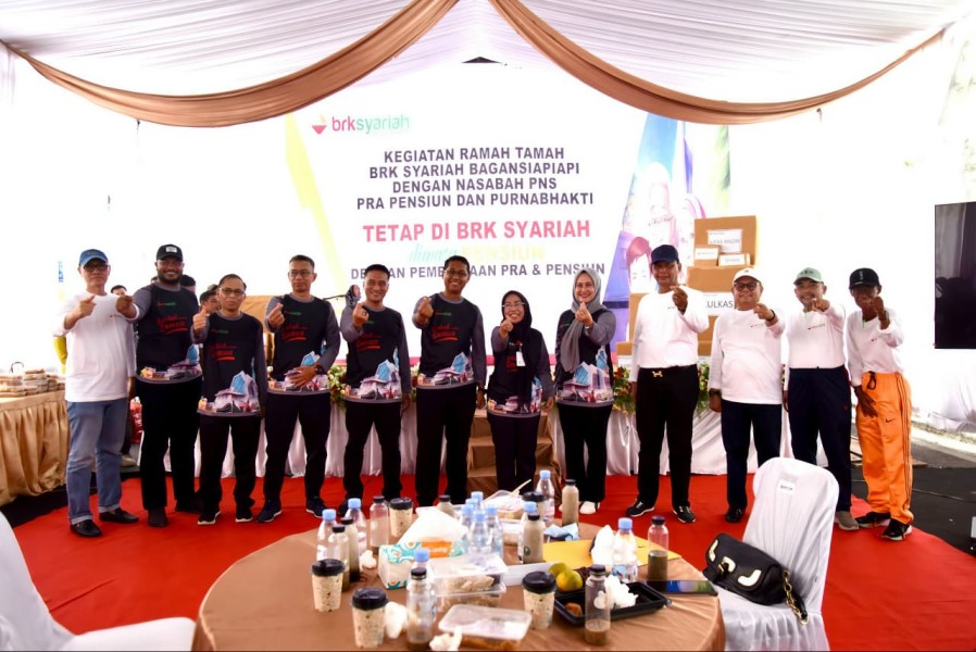BRK Syariah Gelar Ramah Tamah Bersama Nasabah PNS Pra Pensiun dan Purna Bakti di Bagansiapiapi