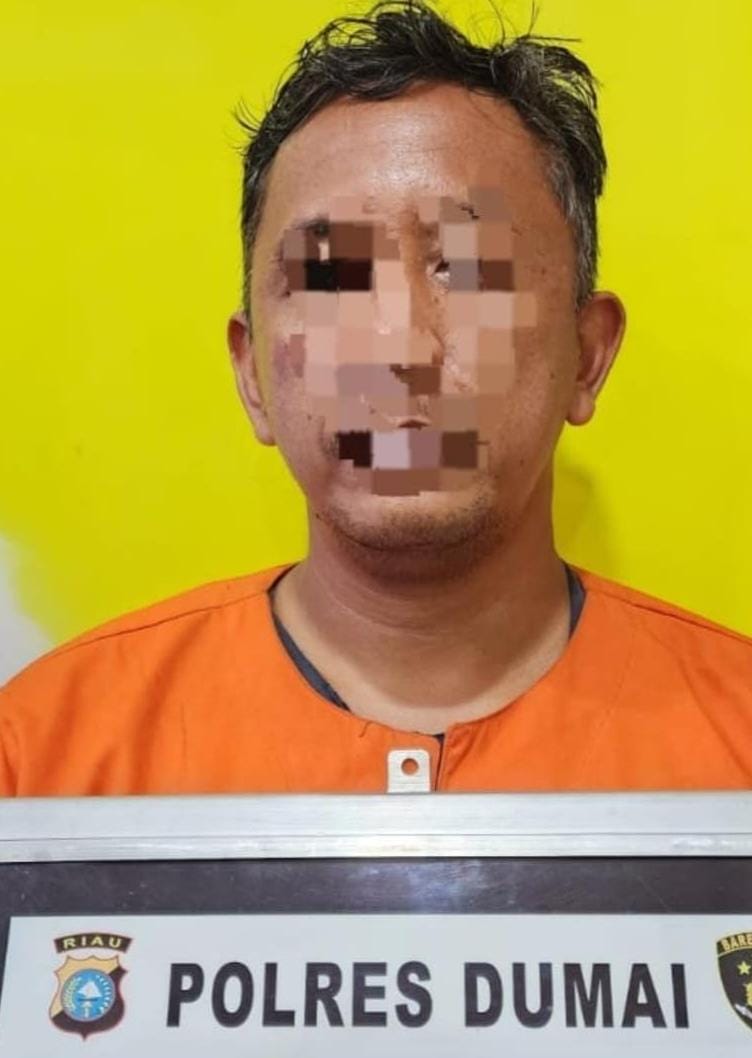 Polisi Buru Jejak Sabu di Dumai, DPO 43 Tahun Diciduk di Bengkalis