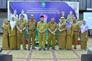 Kabupaten Siak Raih Juara 1 Penilaian Kinerja Stunting TK Provinsi & Kategori Inovatif