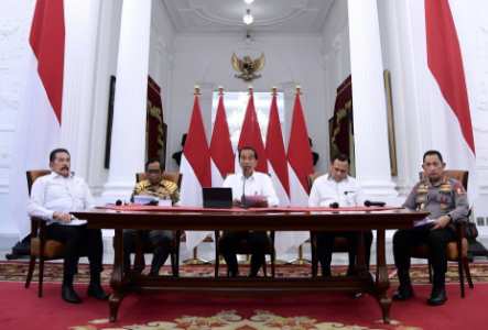 Presiden Jokowi Tegaskan Komitmen Pemerintah Tak Surut Berantas Korupsi 