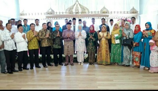 Bupati H.Mursini Dan Wabup H.Halim Hadiri Open House Gubernur Riau