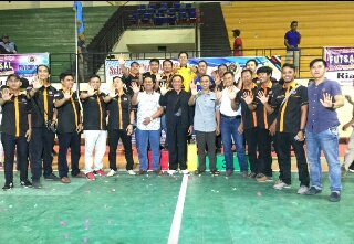Polres Inhil Juarai Futsal PWI Cup 2017