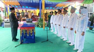 Pelantikan 6 Kades Gaung, Bupati Inhil Berpesan Untuk Fokus Jalankan Amanah Pembangunan