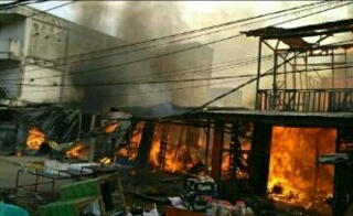 Dalam Satu Hari, Dua Kebakaran Hebat Terjadi di Inhil