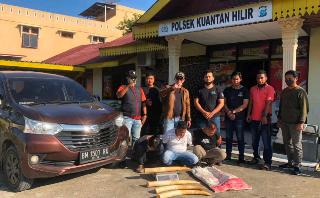 Polda Riau Amankan Pelaku Jual Beli Gading Gajah di Kuansing 