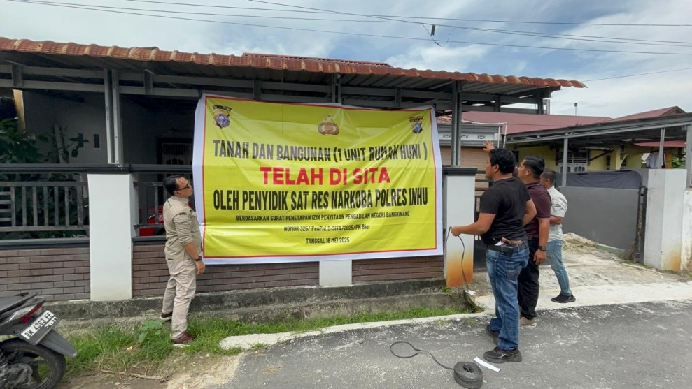 Aset Milik Mak Gadi Kembali Disita Polres Inhu, Bernilai Ratusan Juta di Luar Daera