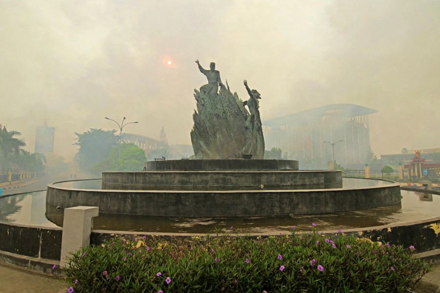 Ngeri! Kualitas Udara Pekanbaru Masuk Kategori Tidak Sehat Pagi Ini, PM2.5 Tembus 91,3