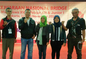 Atlet Bridge Riau Raih Emas di Kejurnas Bridge Mahasiswa
