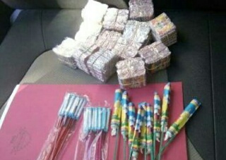 Jajaran Polres Kuansing dan Polsek Singingi Hilir Amankan Marcun di Pasar  