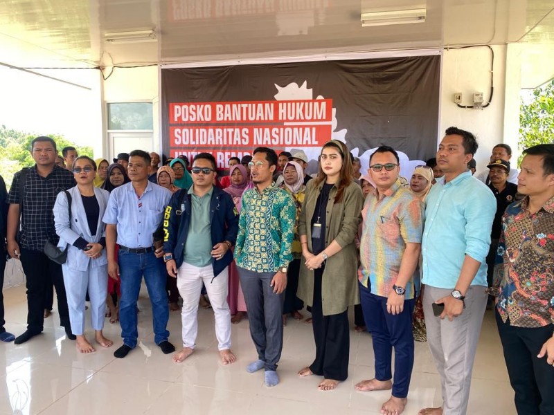 Solidaritas Nasional untuk Rempang Buka Posko Bantuan Hukum di Rempang